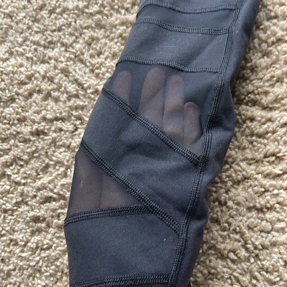 Lululemon Mesh Leggings. - Picture 2 of 3